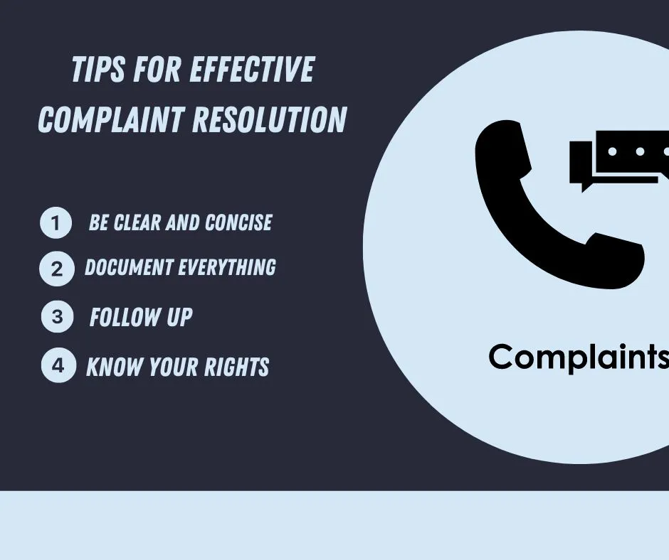 Tips for Effective Complaint Resolution